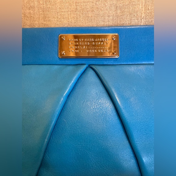 Marc Jacobs Marchive Leather Clutch Blue - Picture 3 of 16